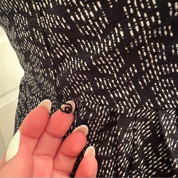 The Limited Strapless Ruffle Mini Formal Dress In Black And White Size 0 - Picture 11 of 16